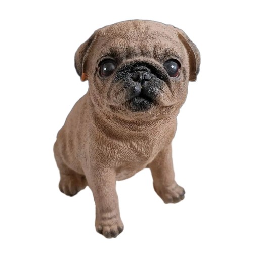 Statuette chien carlin - carlin, en