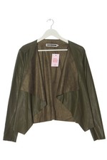 NOISY MAY Veste en cuir synthétique Dames Veste T EU 38 kaki style décontracté