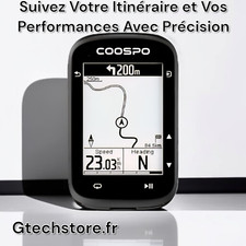 Compteur de vitesse pour vélo, navigation route odomètre, GPS sans fil Bluetooth