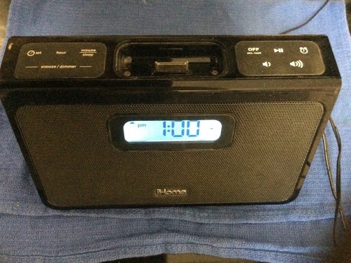 Ihome model ih24 - ipod, clock