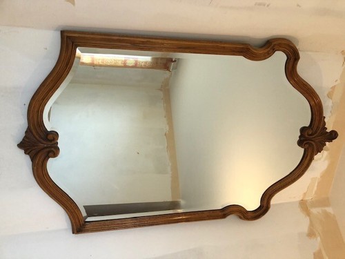 Miroir louis chêne - xv ,