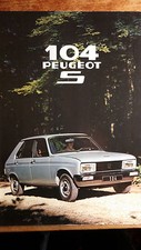 1979 Peugeot 104 S Brochure Brochure