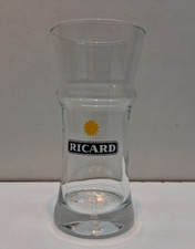 RICARD 1 verre type Gagnère petit soleil  avec trait de dose N 2 cl 22 cl rare