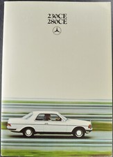 1981 Mercedes-Benz Brochure 230CE 280CE Coupe Excellent Original 81 Dutch Text