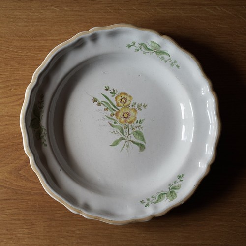 Assiette ancienne faience - ancienne,