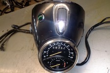 BMW Airhead R75/5, R60/5 headlight bucket, with speedo/tach ignition board
