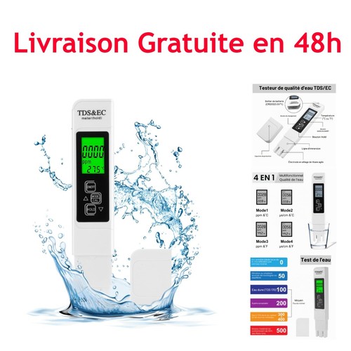 Testeur qualité eau 1 - eau, 3