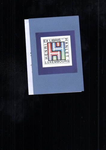 Vieux papier libris henri - papier, ex