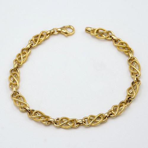Bracelet jaune 18 carats - jaune,