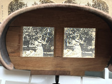 Stéréoscope Mexicain pliant VISIONNEUSE c1870 + 22 Vues STEREOVIEW