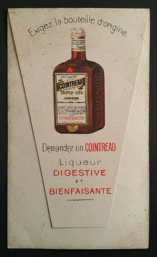 Ancien menu cointreau - menu,
