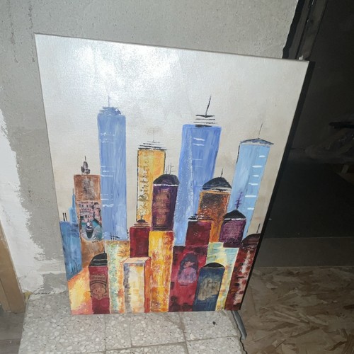 Tableau abstrait sur toile