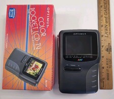 Vintage OPTIMUS LCD Color TV Pocket Television 16-177 Portable Radioshack