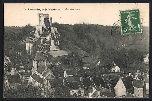 Cpa lavardin vue - vue, générale