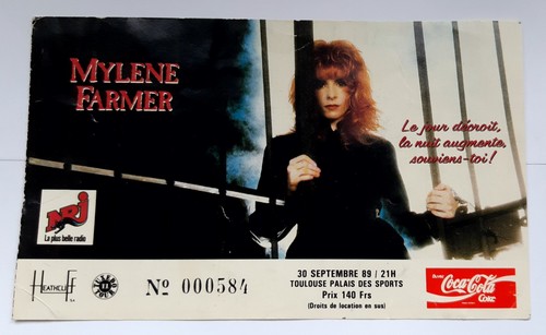 Ticket billet place concert - ticket,