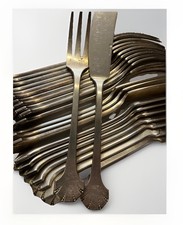 Boulenger Rare Service À Poisson Métal Argenté 