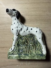 Vintage Ceramic Garnier Liqueurs 348 Year Dalmatian Dog Figurine Italy