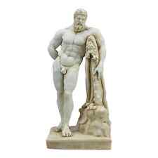 Statue sculpture grecque en marbre moulé Farnese Hercule Héraclès copie musée...