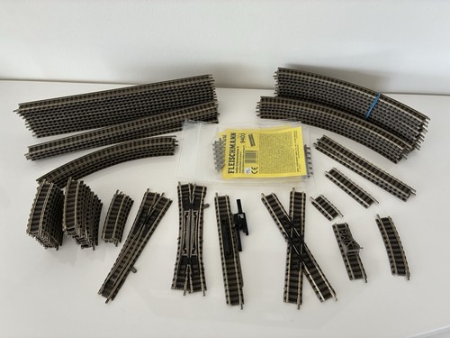 Lot rails fleischmann train - lot,