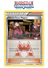 Carte Pokemon Dresseur Admin Team Magma DOUBLE DANGER 29/34 neuve Fr