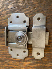 Ancien verrou en fer pour porte, serrure ferrure heurtoir penture