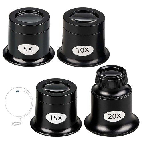 Pièces loupes bijoutier - pièces,