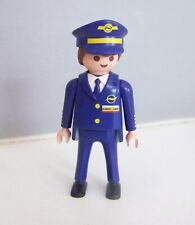 PLAYMOBIL (C226) AIRPORT - Pilot Commander Aircraft Aeroline 3185