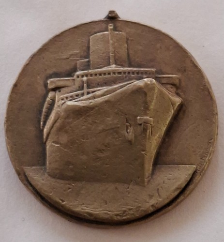Médaille paquebot normandie - paquebot,