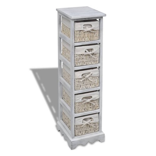Bois armoire paniers gauches - bois, 3