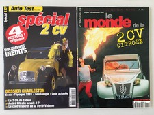 Lot  2  Revues   AUTO TEST  CITROPOLIS   Spécial 2 CV