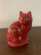 Longwy Enemaux Red Cat h: 17.5 cm