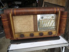 Ancien poste radio bois
