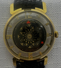 Vintage Ernest Borel Cocktail Kaleidoscope Watch 33mm Swiss 17 Jewels