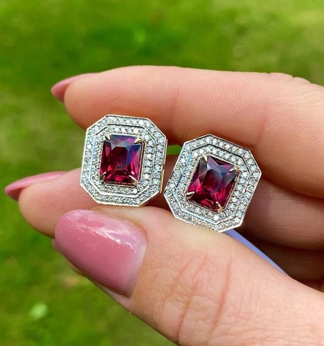 Boucle oreille clou - d'oreille, diamant