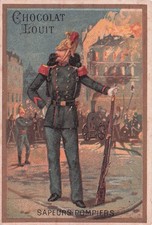 Chromo thème Sapeurs Pompiers