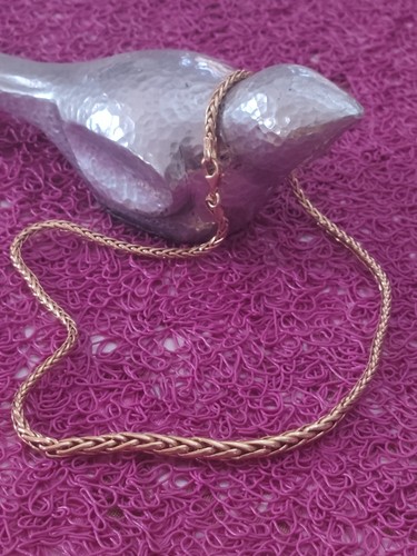 Collier maille palmier 750 - palmier,