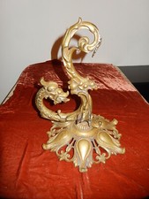 ANTIQUE 19TH CENTURY CHIMERA GAS BEAK APPLIQUE BRONZE VINTAGE DECORATION 