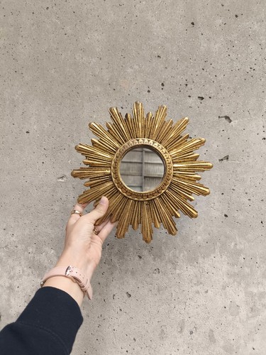 Ancien miroir soleil - ancien,