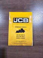 JCB 406 Tier 3 & 407 & 409 Tier 4 Wheel Loader Operator's Manual