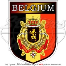 BELGIQUE Belge Écusson, 100mm