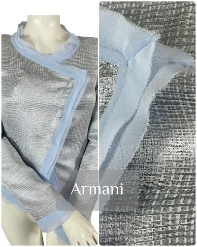 Veste bleu ciel armani taille - veste,
