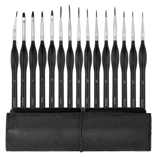 Lot pinceaux fins - de,