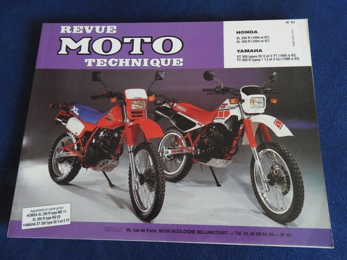 Revue moto technique honda - moto, xl