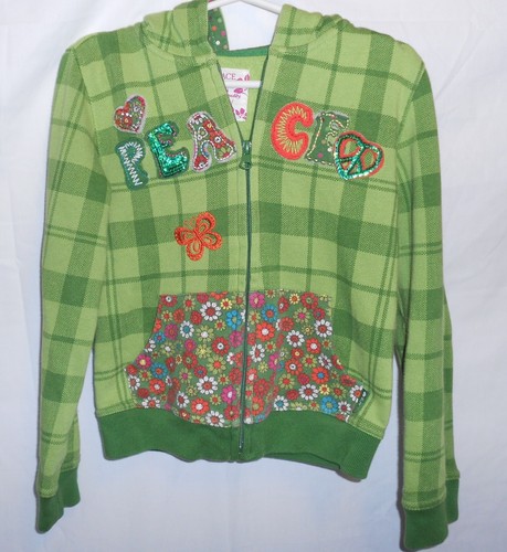 Girls green sweatshirt - green,