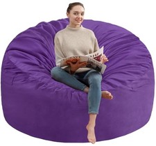 6FT Bean Bag Chair, Large Bean
