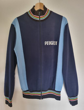 veste "CYCLE PEUGEOT"  de marque KANDAROY vélo course PY PX  1970's