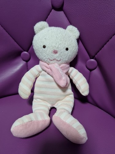 Doudou peluche ours blanc - ours,