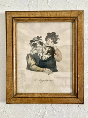 Gravure eau forte - gravure, à