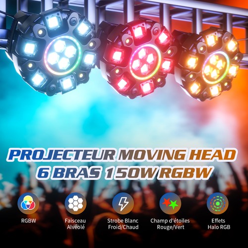 150w projecteur led rgbw - projecteur,