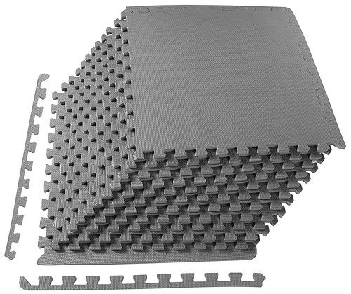 Puzzle exercise mat - exercise, with
